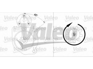 VALEO 455536 starteris 
 Elektros įranga -> Starterio sistema -> Starteris
1676822, 465604, 466772, 5001784