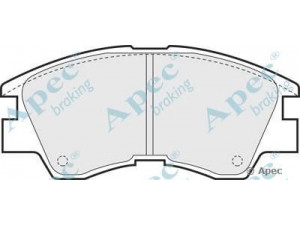APEC braking PAD602 stabdžių trinkelių rinkinys, diskinis stabdys 
 Techninės priežiūros dalys -> Papildomas remontas
MB500812