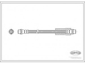 CORTECO 19020460 stabdžių žarnelė 
 Stabdžių sistema -> Stabdžių žarnelės
893611707, 893601707, 893611707