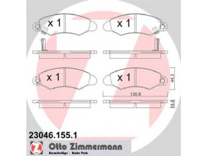 ZIMMERMANN 23046.155.1 stabdžių trinkelių rinkinys, diskinis stabdys 
 Techninės priežiūros dalys -> Papildomas remontas
5520080E10