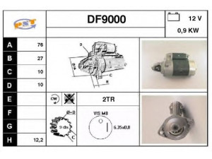 SNRA DF9000 starteris