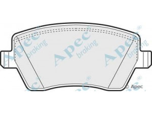 APEC braking PAD1312 stabdžių trinkelių rinkinys, diskinis stabdys 
 Techninės priežiūros dalys -> Papildomas remontas
41060-AX625, 41060AX601, 41060AX625