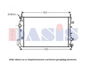 AKS DASIS 190014N radiatorius, variklio aušinimas 
 Aušinimo sistema -> Radiatorius/alyvos aušintuvas -> Radiatorius/dalys
12775541