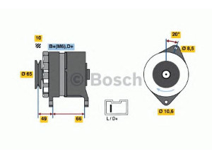 BOSCH 0 986 033 980 kintamosios srovės generatorius 
 Elektros įranga -> Kint. sr. generatorius/dalys -> Kintamosios srovės generatorius
5557 79, 5702 79, 5705 40, 5705 55