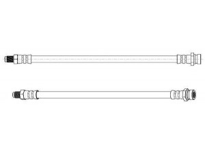 FERODO FHY2751 stabdžių žarnelė 
 Stabdžių sistema -> Stabdžių žarnelės
4806J0, 4806J0