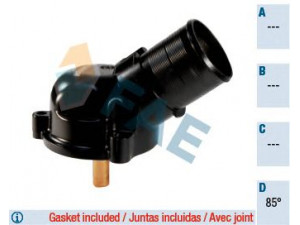 FAE 5351185 termostatas, aušinimo skystis 
 Aušinimo sistema -> Termostatas/tarpiklis -> Thermostat
96.141.903.80, 1336.F9