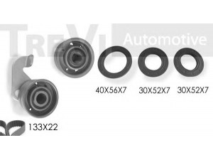 TREVI AUTOMOTIVE KD1049S paskirstymo diržo komplektas 
 Techninės priežiūros dalys -> Papildomas remontas