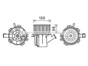 AVA QUALITY COOLING MC8018 elektrovariklis, vidinis pūtiklis 
 Šildymas / vėdinimas -> Orpūtė/dalys
4518300108, 4518301600, 4518350007