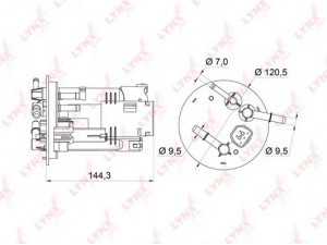 LYNXauto LF-362M kuro filtras 
 Techninės priežiūros dalys -> Papildomas remontas
MR431096, MR450542, MR450543