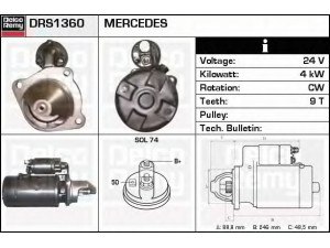 DELCO REMY DRS1360 starteris 
 Elektros įranga -> Starterio sistema -> Starteris
1701 061