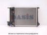 AKS DASIS 050790N radiatorius, variklio aušinimas 
 Aušinimo sistema -> Radiatorius/alyvos aušintuvas -> Radiatorius/dalys
17111712977, 17111719301, 1712977
