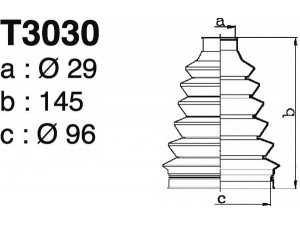 DEPA T3030 gofruotoji membrana, kardaninis velenas 
 Ratų pavara -> Gofruotoji membrana
7701470155, 8994154, 31256231, 701498203A