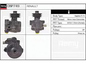 DELCO REMY DSP749 hidraulinis siurblys, vairo sistema 
 Vairavimas -> Vairo pavara/siurblys