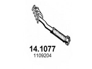 ASSO 14.1077 išleidimo kolektorius 
 Išmetimo sistema -> Išmetimo vamzdžiai
1073930, 1109204