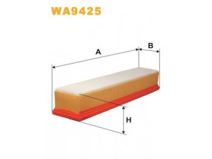 WIX FILTERS WA9425 oro filtras 
 Techninės priežiūros dalys -> Techninės priežiūros intervalai
8200298074, 8200431081, 8200989933