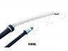 JAPKO 131590L trosas, stovėjimo stabdys 
 Stabdžių sistema -> Valdymo svirtys/trosai
MB520341, MB520641