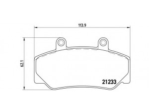 BREMBO P 86 006 stabdžių trinkelių rinkinys, diskinis stabdys 
 Techninės priežiūros dalys -> Papildomas remontas
271179, 2711794, 271182, 2711828