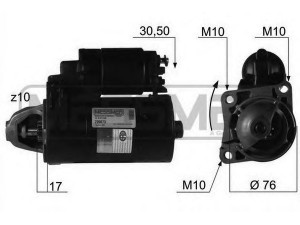 MESSMER 220073 starteris 
 Elektros įranga -> Starterio sistema -> Starteris
1008827, 1008828, 1008836, 5022454