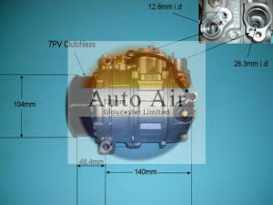 AUTO AIR GLOUCESTER 14-6204 kompresorius, oro kondicionierius 
 Oro kondicionavimas -> Kompresorius/dalys
0012301311, 12303211, 12307911