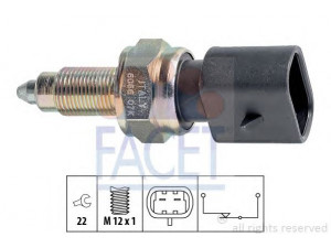 FACET 7.6066 jungiklis, atbulinės eigos žibintas 
 Elektros įranga -> Šviesų jungikliai/relės/valdymas -> Šviesų jungiklis/svirtis
164 00 44 045 01/00, 60800340, 756 513 5