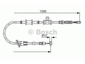 BOSCH 1 987 482 246 trosas, stovėjimo stabdys 
 Stabdžių sistema -> Valdymo svirtys/trosai
M 884535, MR914269