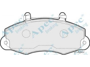 APEC braking PAD1105 stabdžių trinkelių rinkinys, diskinis stabdys 
 Techninės priežiūros dalys -> Papildomas remontas
1074971, 1301589, 5028763, 6197738