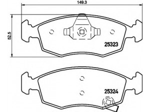 HELLA 8DB 355 016-231 stabdžių trinkelių rinkinys, diskinis stabdys 
 Techninės priežiūros dalys -> Papildomas remontas
68102483AA, 68102483AA, 77366212