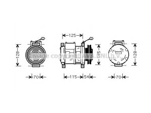 AVA QUALITY COOLING CRAK074 kompresorius, oro kondicionierius 
 Oro kondicionavimas -> Kompresorius/dalys
4677040E