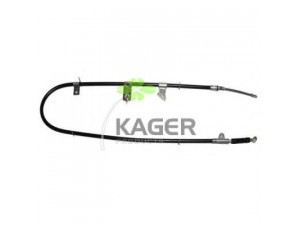 KAGER 19-0831 trosas, stovėjimo stabdys 
 Stabdžių sistema -> Valdymo svirtys/trosai
365304F100