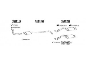 VENEPORTE 550083 išmetimo sistema 
 Išmetimo sistema -> Išmetimo sistema, visa