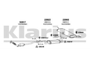 KLARIUS 931129E išmetimo sistema