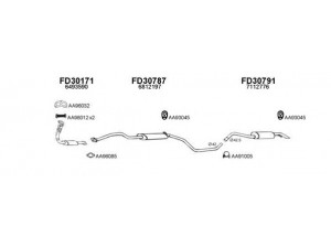 VENEPORTE 300245 išmetimo sistema 
 Išmetimo sistema -> Išmetimo sistema, visa