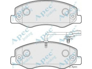APEC braking PAD1783 stabdžių trinkelių rinkinys, diskinis stabdys 
 Techninės priežiūros dalys -> Papildomas remontas
4421289, 95507110, 440600866R, 95507110