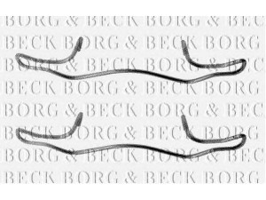 BORG & BECK BBK1180 priedų komplektas, diskinių stabdžių trinkelės 
 Stabdžių sistema -> Diskinis stabdys -> Stabdžių dalys/priedai