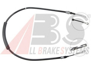 A.B.S. K18547 trosas, stovėjimo stabdys 
 Stabdžių sistema -> Valdymo svirtys/trosai
8Z0.609.721A, 8Z0.609.722D