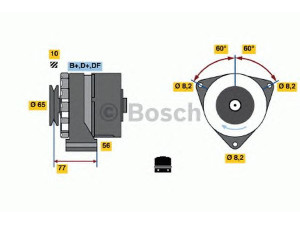 BOSCH 0 986 030 170 kintamosios srovės generatorius