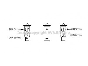 AVA QUALITY COOLING TO1702 išsiplėtimo vožtuvas, oro kondicionavimas 
 Oro kondicionavimas -> Vožtuvai
8851550180, 8851550210