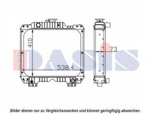 AKS DASIS 440664N radiatorius, variklio aušinimas
84221364