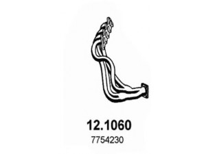 ASSO 12.1060 išleidimo kolektorius 
 Išmetimo sistema -> Išmetimo vamzdžiai
7754229, 7754230, 7754229, 7754230
