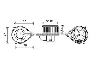 AVA QUALITY COOLING FT8426 elektrovariklis, vidinis pūtiklis 
 Šildymas / vėdinimas -> Orpūtė/dalys
46722702, 71734232