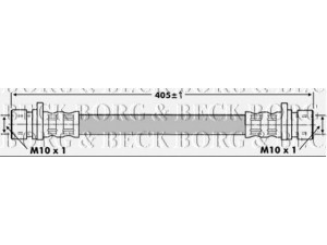 BORG & BECK BBH6787 stabdžių žarnelė 
 Stabdžių sistema -> Stabdžių žarnelės
01466S2H000