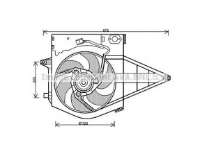 AVA QUALITY COOLING PE7546 ventiliatorius, radiatoriaus 
 Aušinimo sistema -> Oro aušinimas
125345, 125470, 1308J2, 1475445080