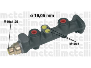 METELLI 05-0029 pagrindinis cilindras, stabdžiai 
 Stabdžių sistema -> Pagrindinis stabdžių cilindras
791328, 793234