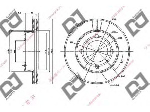 DJ PARTS BD1818 stabdžių diskas 
 Dviratė transporto priemonės -> Stabdžių sistema -> Stabdžių diskai / priedai
43512-12550, 4351212550, 94854148