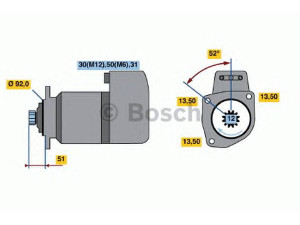 BOSCH 0 001 417 075 starteris 
 Elektros įranga -> Starterio sistema -> Starteris
1516670R