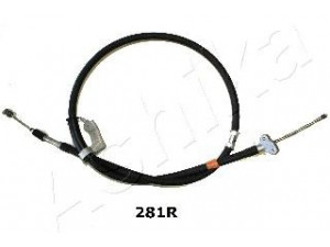 ASHIKA 131-02-281R trosas, stovėjimo stabdys 
 Stabdžių sistema -> Valdymo svirtys/trosai
4642020290