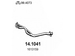 ASSO 14.1041 išleidimo kolektorius 
 Išmetimo sistema -> Išmetimo vamzdžiai
1613159, 6114886