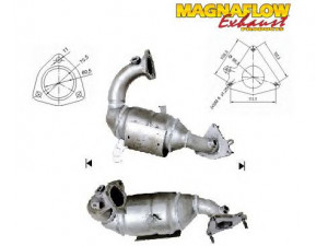 MAGNAFLOW 76331 katalizatoriaus keitiklis 
 Išmetimo sistema -> Katalizatoriaus keitiklis
8200100048