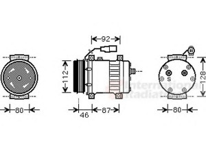 VAN WEZEL 0200K201 kompresorius, oro kondicionierius 
 Oro kondicionavimas -> Kompresorius/dalys
BTR8505