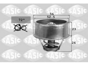SASIC 3371401 termostatas, aušinimo skystis 
 Aušinimo sistema -> Termostatas/tarpiklis -> Thermostat
133740